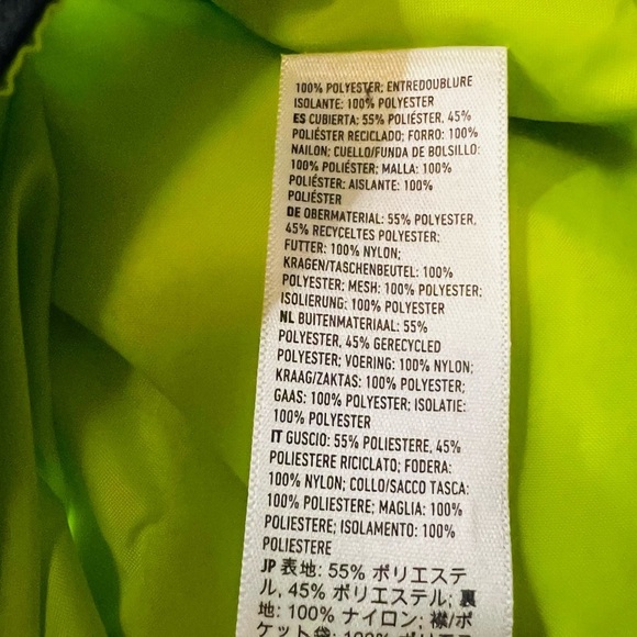 Spyder Vibrant Blue and Neon Green Puffer Jacket Size 4 - Picture 8 of 15